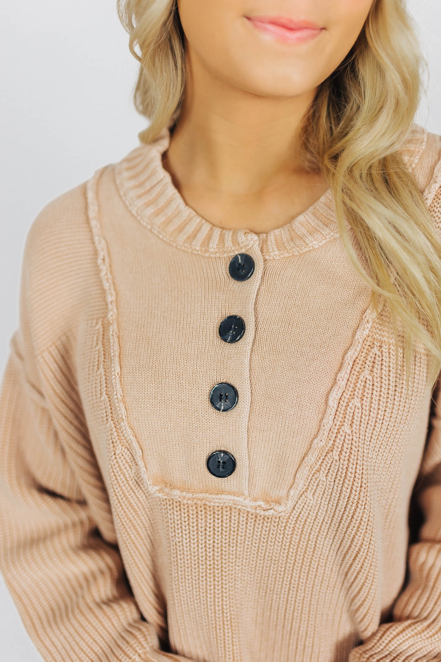 Clay Knitted Top