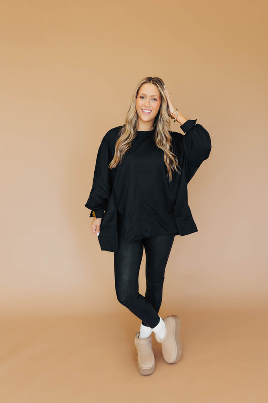 Back in Black Basic Pullover