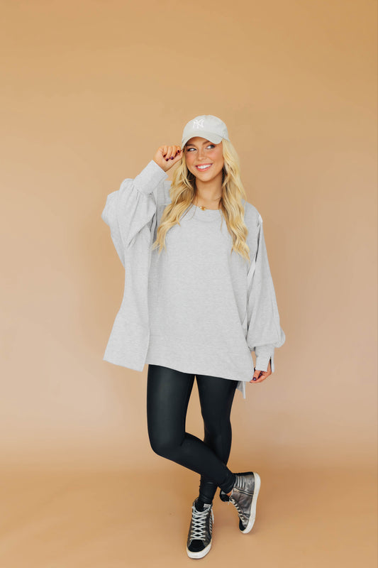 Heather Grey Pullover