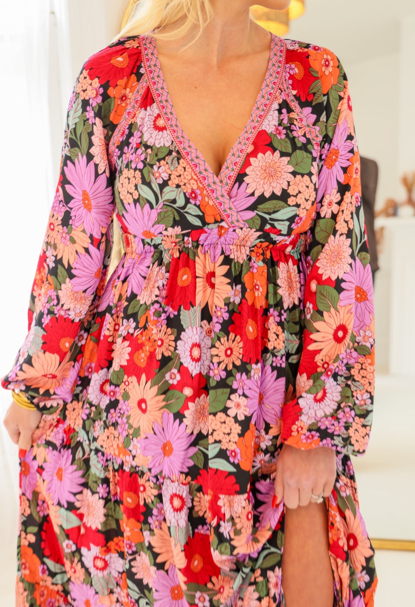 Warmer Days Floral Maxi Dress