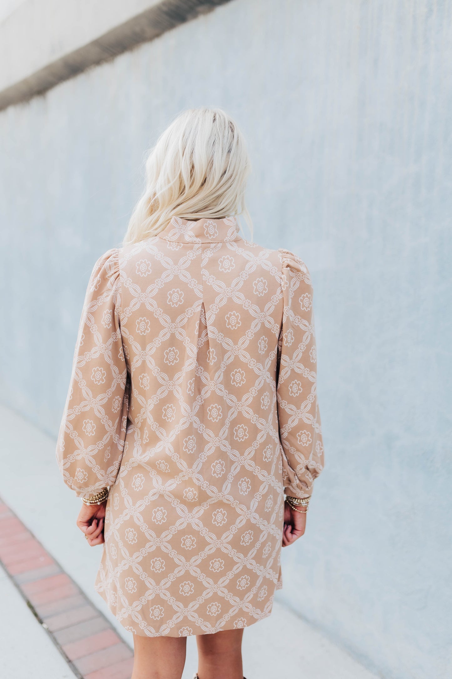 Caramel Mornings Mini Dress