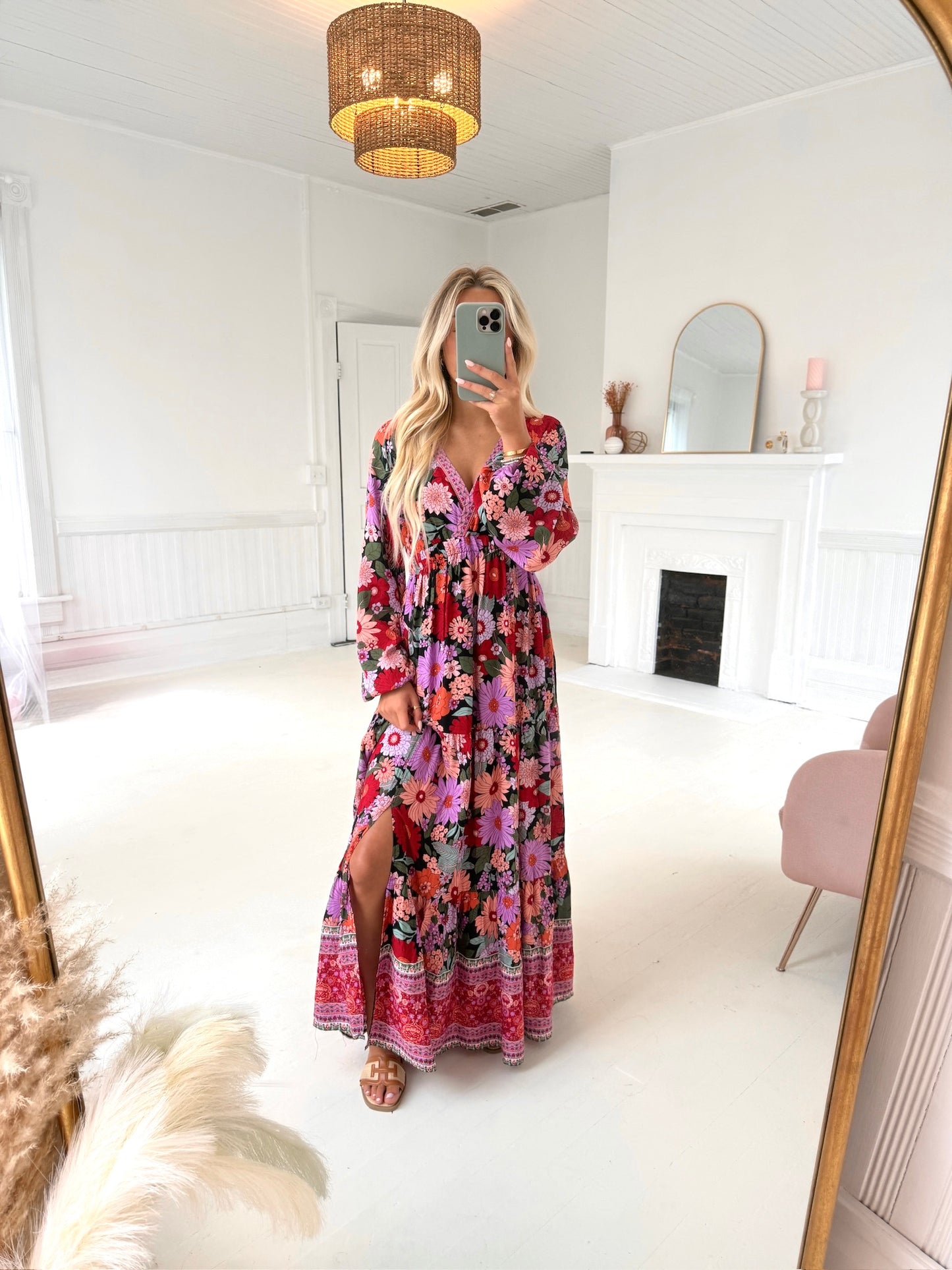 Warmer Days Floral Maxi Dress