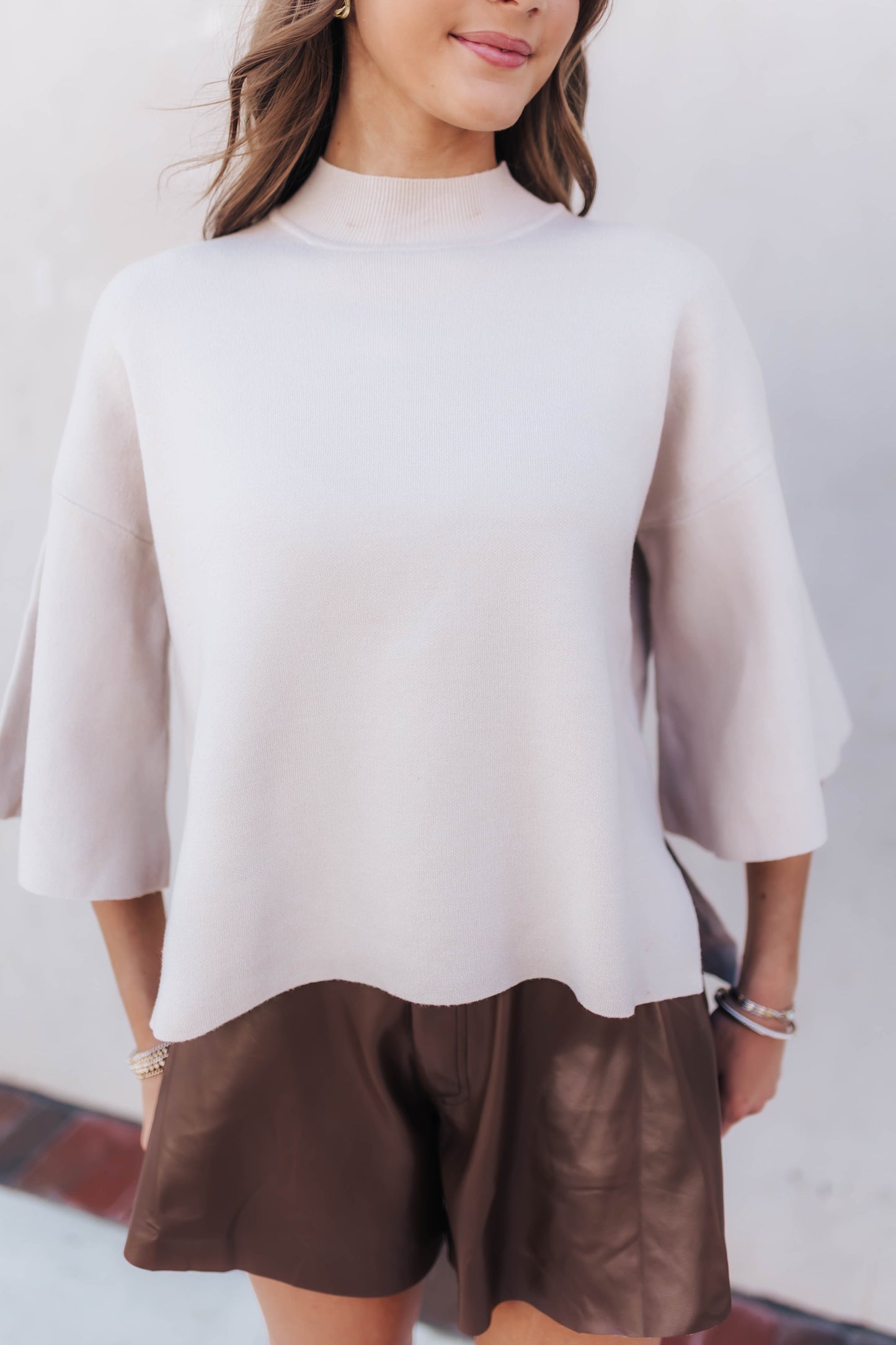 Autumn Ivory Sweater Top