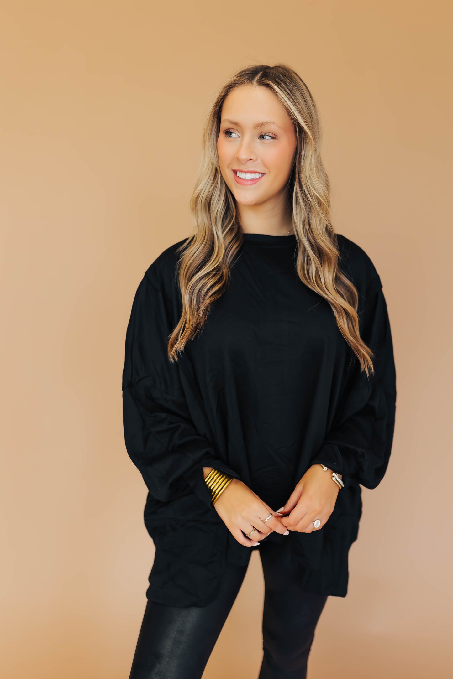 Back in Black Basic Pullover