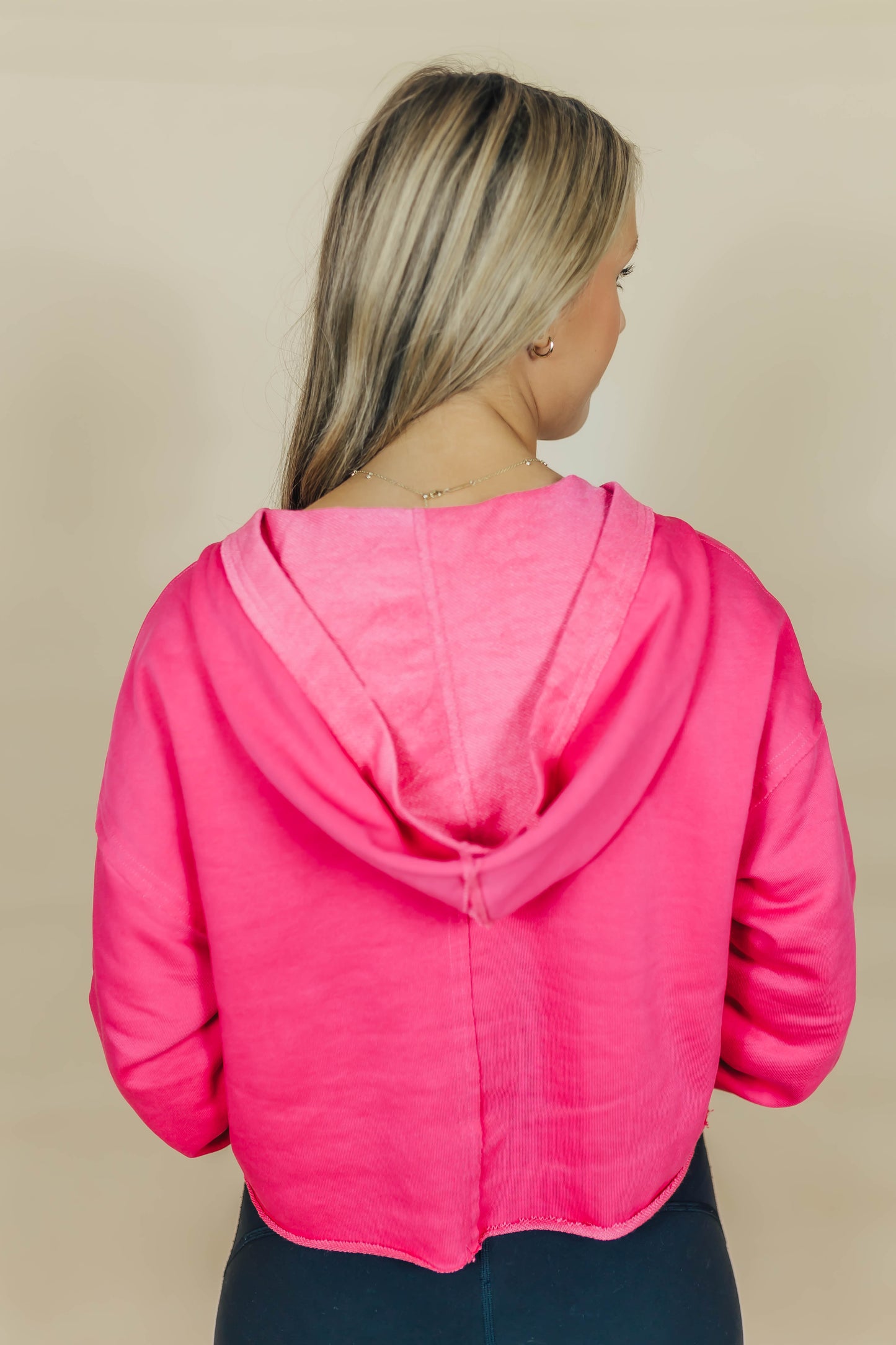 Pink Hoodie Sweatshirt