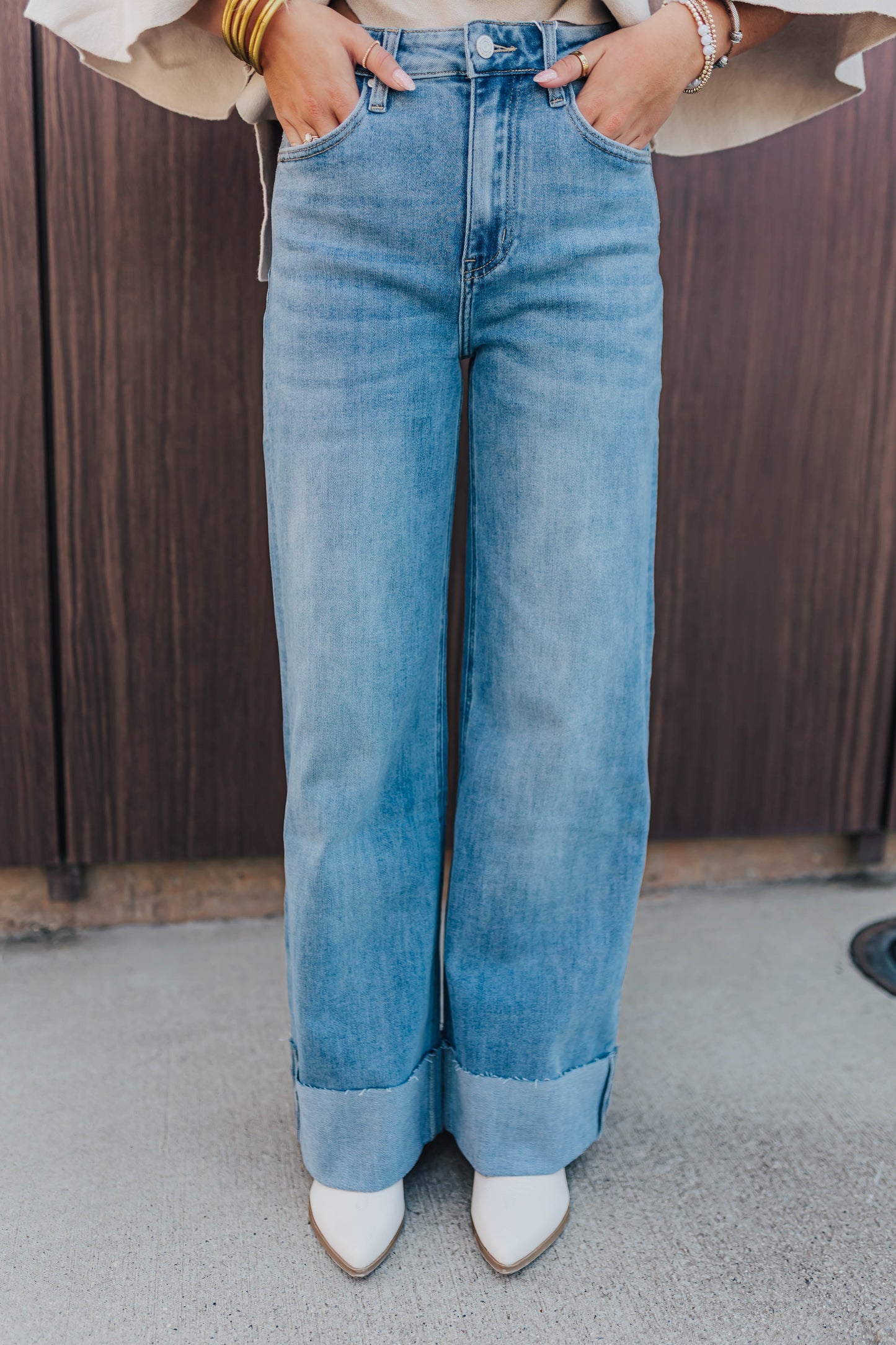Olivia High Rise Straight Leg Jeans