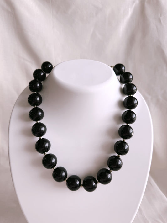 Bold Black Necklace