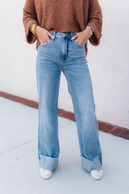 Olivia High Rise Straight Leg Jeans