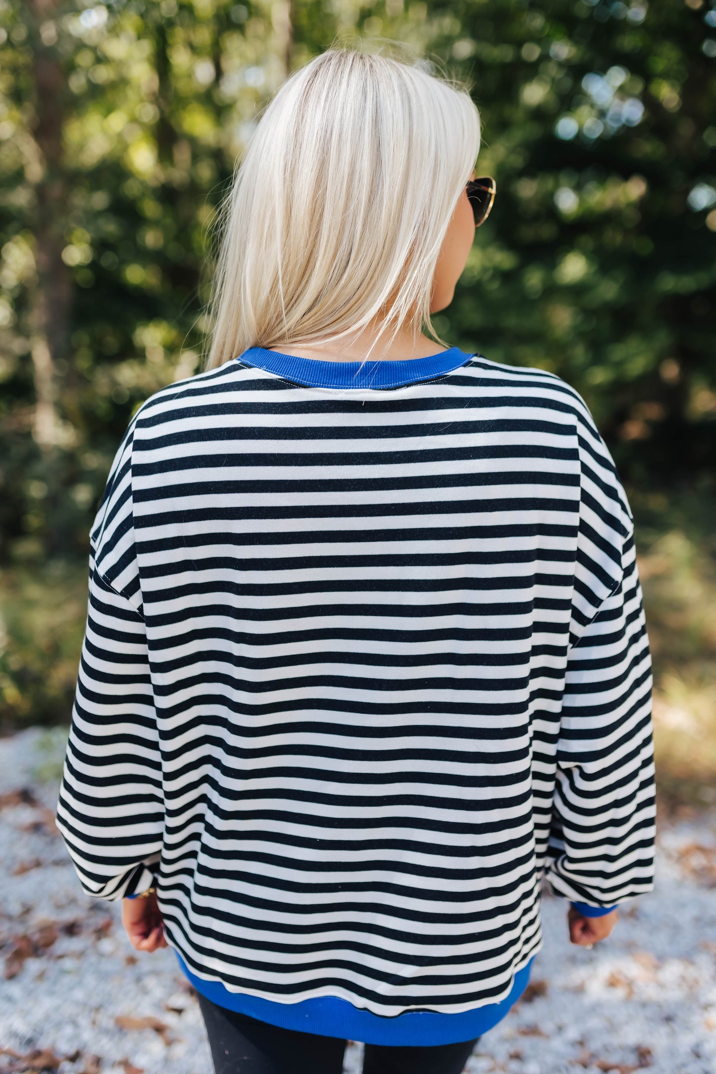 Jersey Striped Pullover