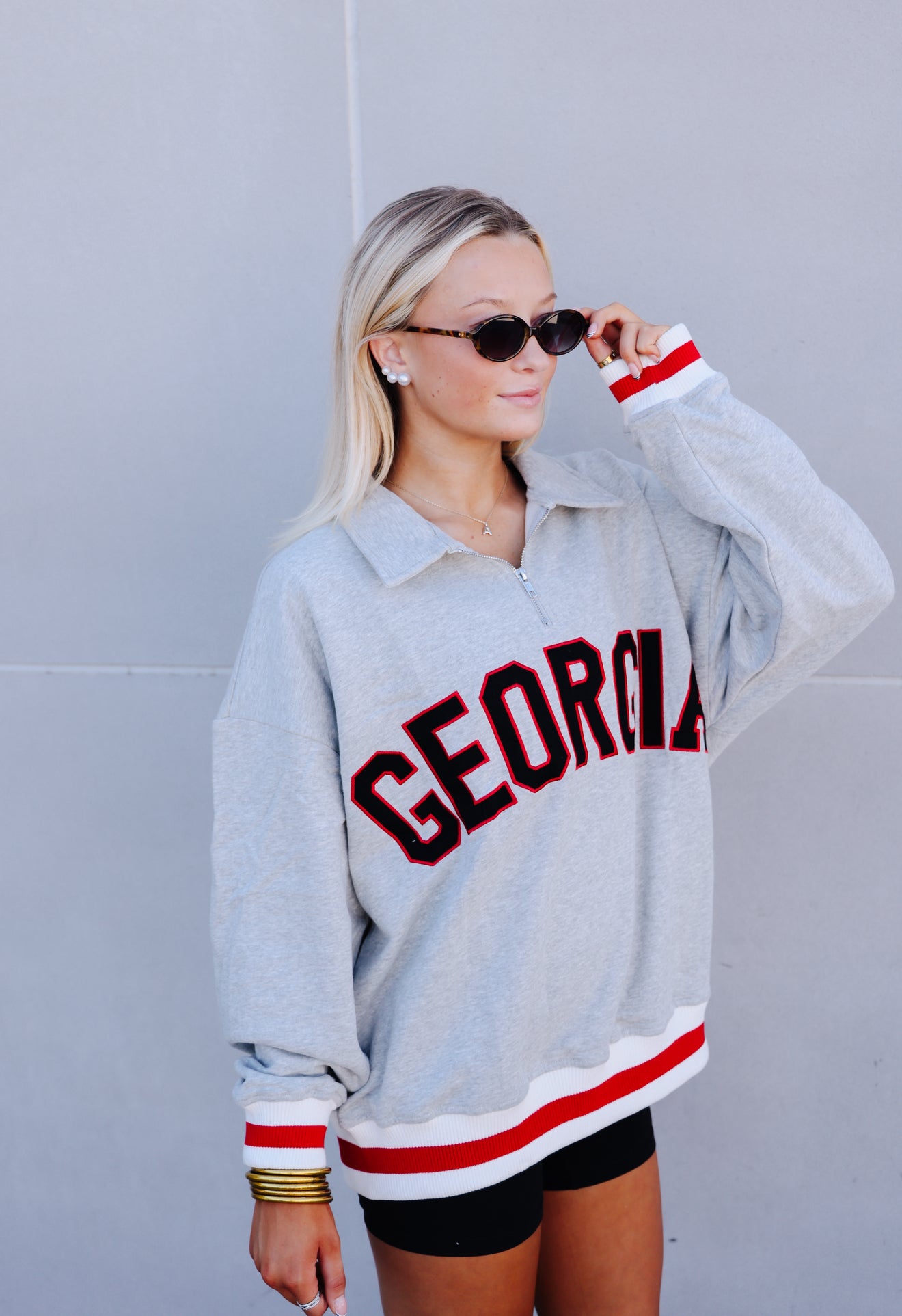 ‘Georgia’ Stripe Pullover