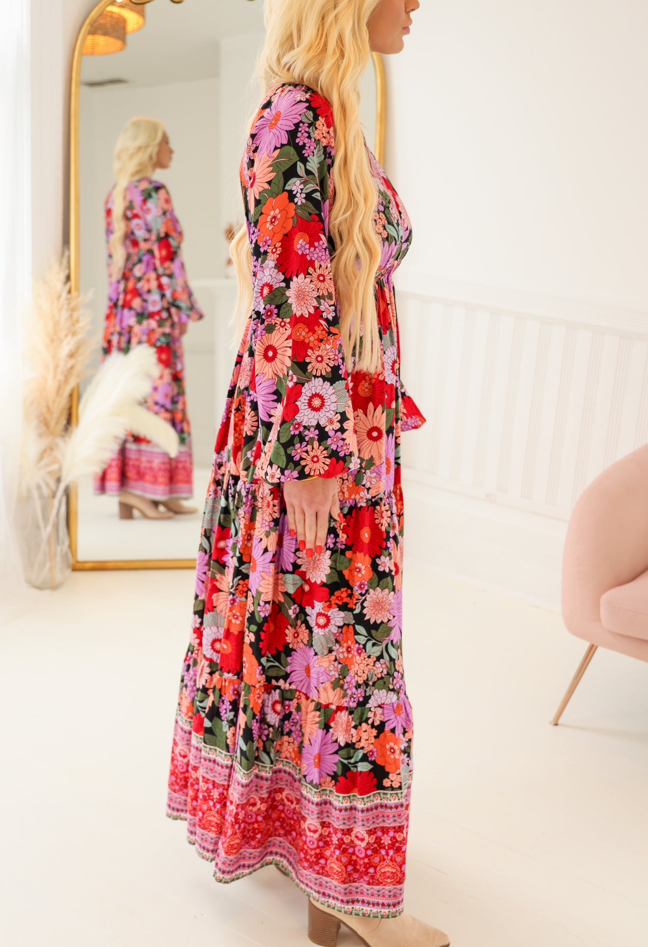 Warmer Days Floral Maxi Dress