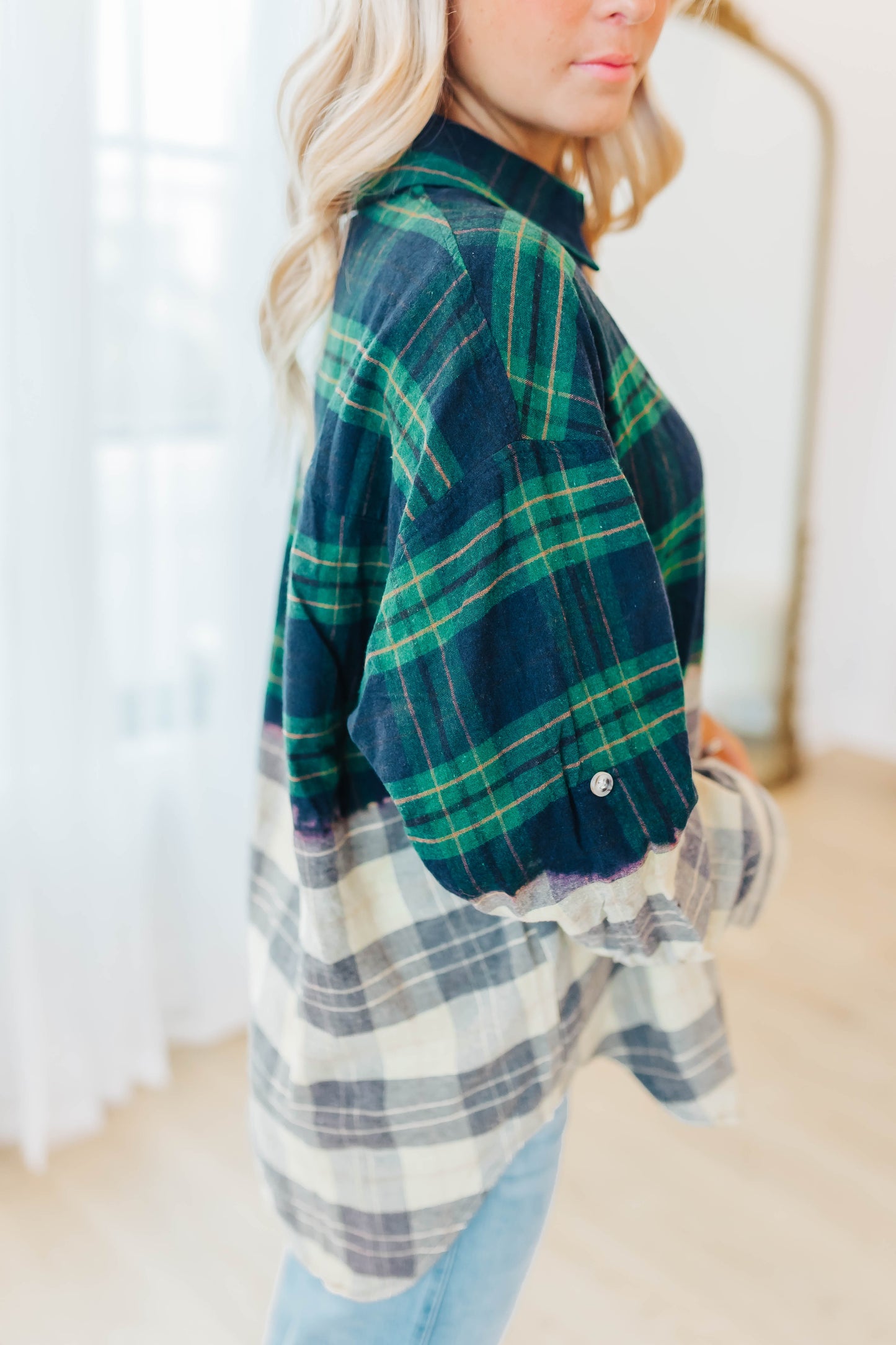 Trendy Green Flannel