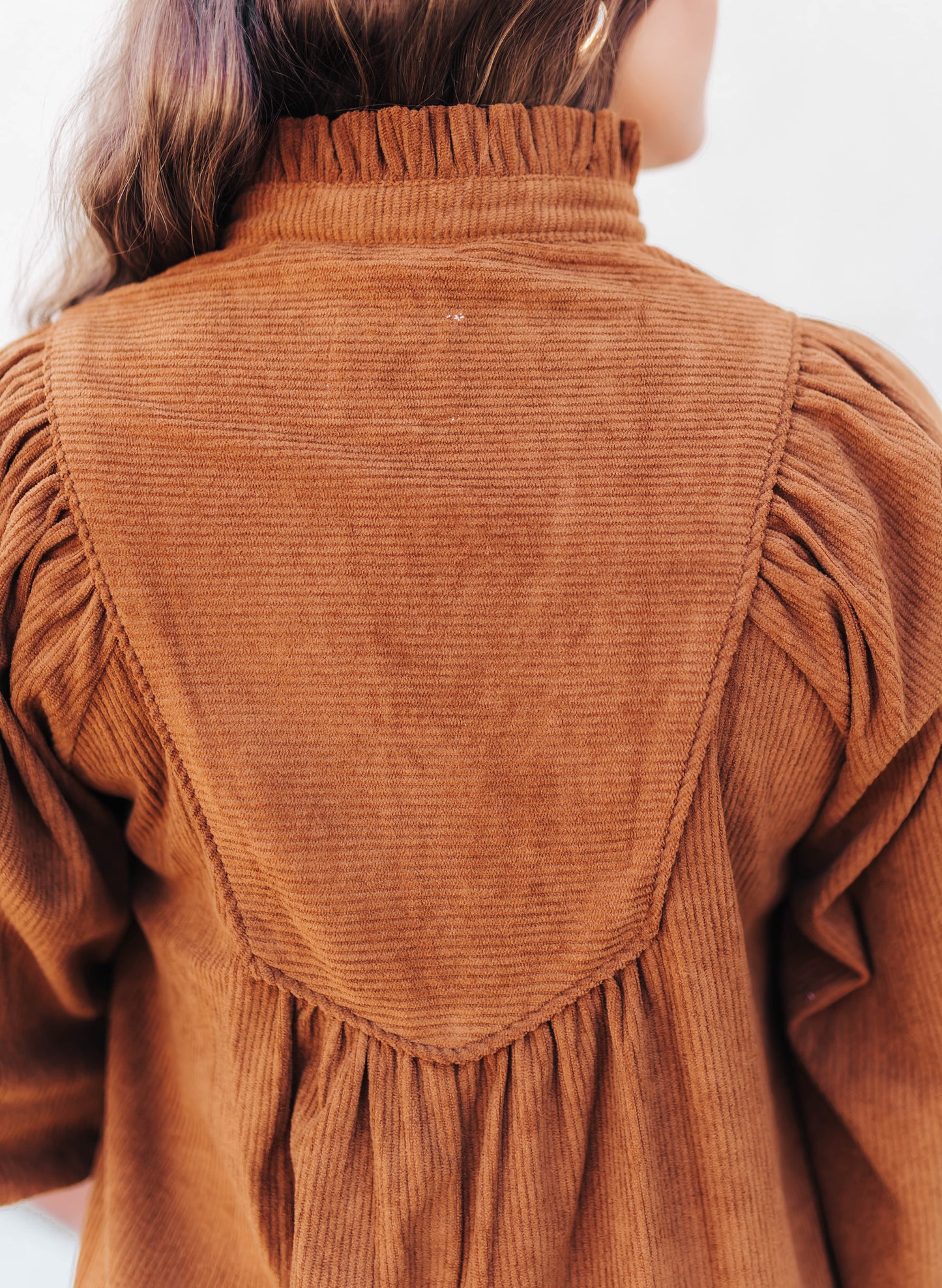 Espresso Days Corduroy Dress