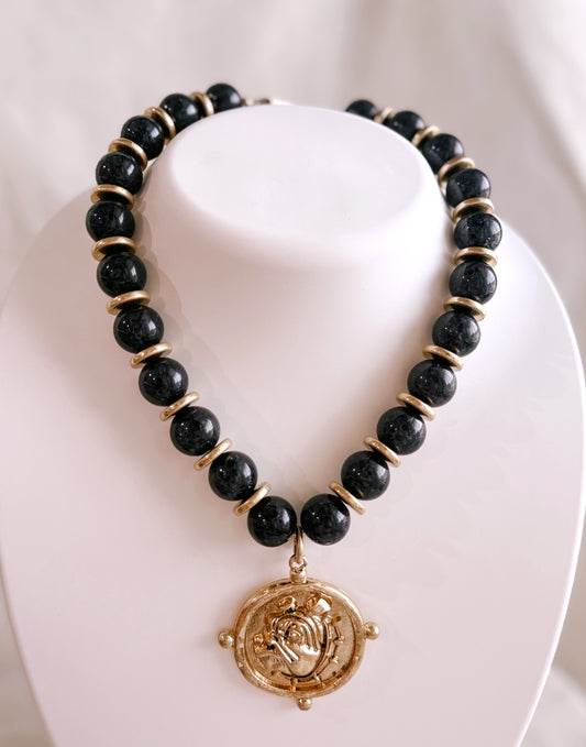 UGA Victory BLACK Necklace